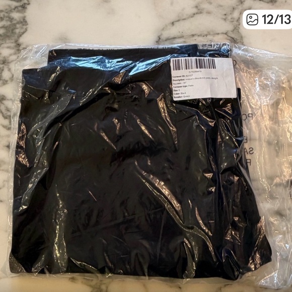 Quince Black Ponte Straight Leg Pants Sz L Ultra Stretch - Picture 6 of 8